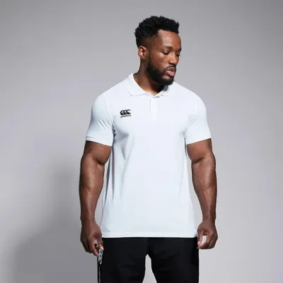 Immagine prodotto di Canterbury Polo Uomo Bianco - Camicia da rugby sportiva taglia L
