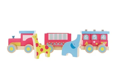Produktbild von Afrikanische Waggons Holzspielzeug 61342 Trefl