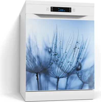 Produktbild von DEQORI Magnetmatte Spülmaschine beschreibbar 60x60 cm 'Pusteblumenperlen' Magnetfolie