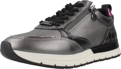 Produktbild von Tamaris Damen Sneaker Schlupfschuh mehrfarbig mit Reißverschluss 1-23732-41, Größe:37 EU, Farbe:Silber