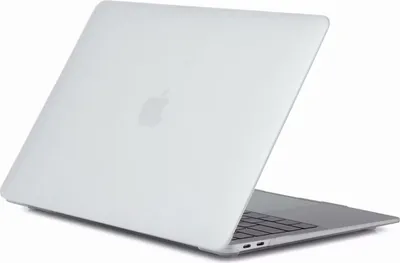 Produktbild von NALIA Schutzhülle kompatibel mit Macbook Air 13 Zoll 2018, Matt Ultra-Slim Case Hülle Hardcase, Transparent Protector Sleeve Hartschale, Front& Back-Cover Laptop Dünn Durchsichtig, Farbe:Transparent
