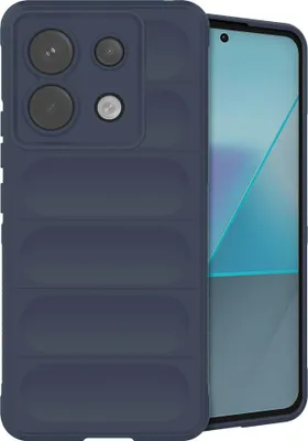 Zdjęcie produktu dla imoshion EasyGrip Backcover dla Xiaomi Poco X6 Pro - ciemnoniebieski