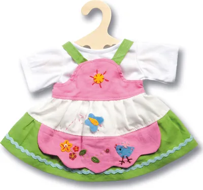 Produktbild von Heless Puppenkleid mit T-Shirt Sunny 28-35cm - Puppenkleidung Set