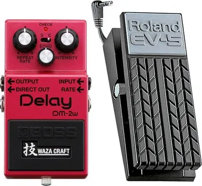 Produktbild von Boss DM-2w Delay Waza mit EV-5 Expression Pedal