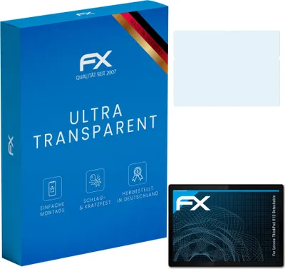 Produktbild von atFoliX 4061186060529, Laptop Bildschirmschutz, Transparent, Lenovo, ThinkPad X12 Detachable, Klare Bildschirmschutzfolie, Kratzresistent
