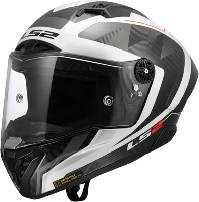 Immagine prodotto di LS2 FF805 Thunder GP casco in carbonio diamantato, bianco/grigio, XL (61/62)