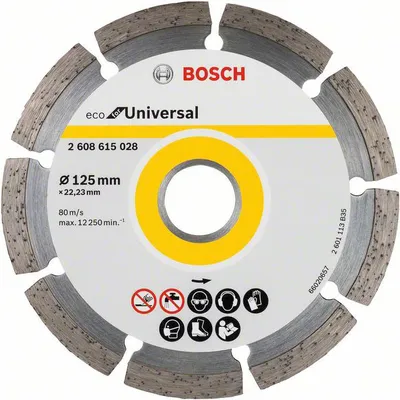 Obrázok produktu pre Diamantový rezný kotúč Eco pre univerzálne použitie, D: 125 mm
