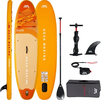 Produktbild von Aqua Marina SUP-Board Set Fusion 330 x 81 x 15 cm Aufblasbar Orange
