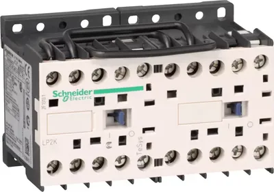 Immagine prodotto di Contattore invertitore Schneider Electric combinato, 3p+1S, 5,5kW/400V/AC3, 12A, 24VDC LP2K1210BD