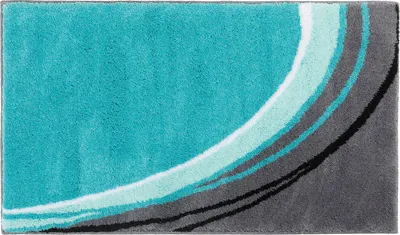 Produktbild von Erwin Müller Badematte Mykonos" türkis 60x100 cm"