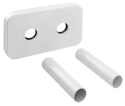 Produktbild von Bruckner WICHER Rosette für Mittelanschluss 50mm, Weiß