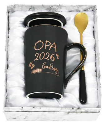 Immagine prodotto di Tazza da caffè "Nonno in arrivo" - Regalo per il futuro nonno - 400 ml - Colore nero