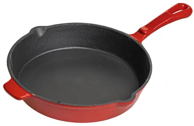 Obrázok produktu pre Liatinová panvica Blackwell - červená - ø 26 cm - bez nepriľnavého povrchu