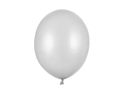 Produktbild von 100 Stk. Luftballon Ø30cm "Uni Metallic" | Silber