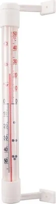 Image de Thermomètre de fenêtre ORION Thermomètre d'extérieur 21,5 cm en blanc