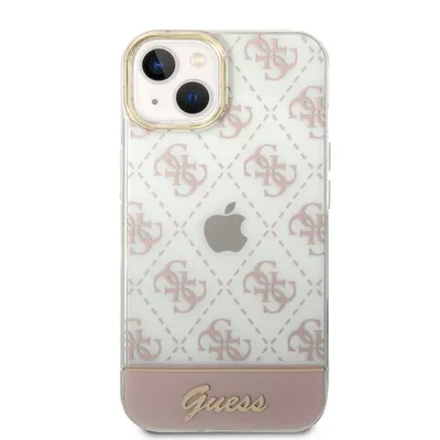 Produktbild von Guess Guhcp14Mhg4Mhp Iphone 14 Plus 6,7"" Różowy/Pink Hardcase 4G Pattern Script