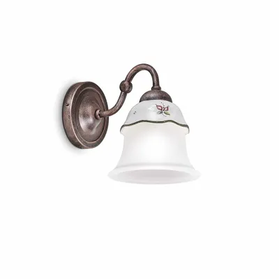 Immagine prodotto di CLASSIC FERRARA C191-33, Lampada a Parete Applique in Vetroceramica, Ferroluce
