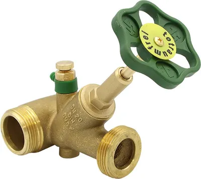 Produktbild von Abzweig T-Ventil Freistrom Eingang DN20 mit steigende Spindel