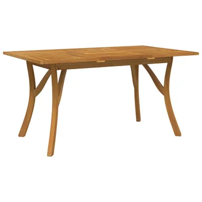 Produktbild von Gartentisch 150x90x75 cm Massivholz Akazie