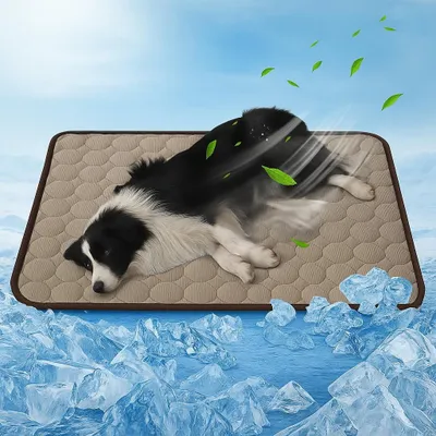 Immagine prodotto di Tappetino refrigerante per cani e gatti, lavabile e sicuro
