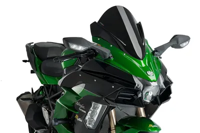 Immagine prodotto di Cupolino PUIG z-racing nero 400x390mm per Kawasaki