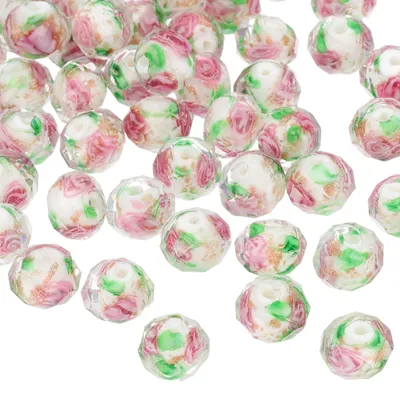 Imagen del producto de 30 cuentas de vidrio de 10 mm para hacer joyas