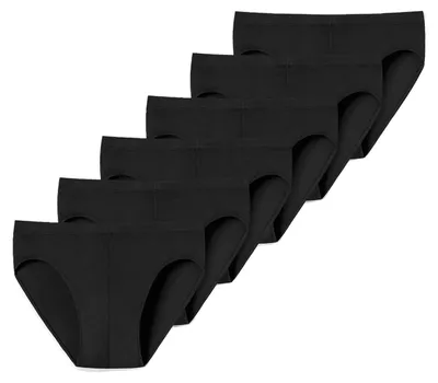 Produktbild von SCHIESSER Herren Minislip 6-Pack Uncover by SCHIESSER - schwarz - Größe L