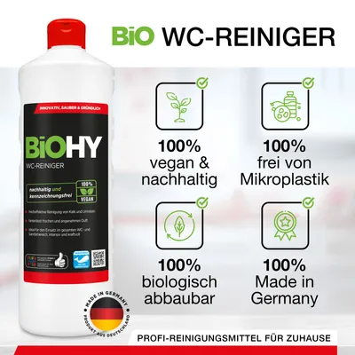 Immagine prodotto di FUORI SERIE! BiOHY detergente per WC, detergente per WC, rimuovi urina, 1l BY01014001