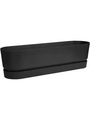 Image de ELHO Greenville Trough Long 70 cm, noir