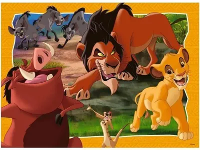 Obrázok produktu pre Puzzle, 200 XXL dielov, Hakuna Matata Disney Leví kráľ, od 8 rokov, Ravensburger