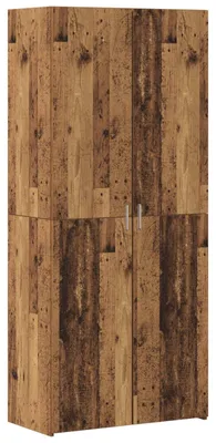 Productafbeelding van Hoge kast Oudhout 80 x 42 x 185 cm