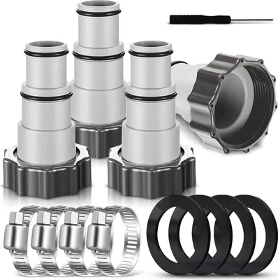Produktbild von Schwimmbadschlauchadapter A 4 St Ersatzschlauchadapter Pumpenschlauch