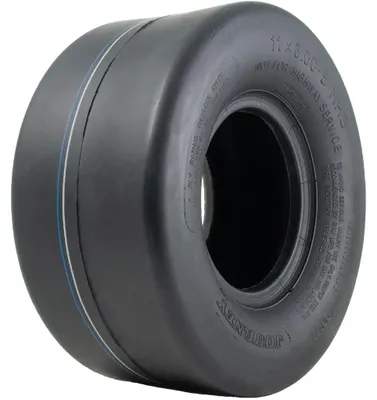 Produktbild von 11x6.00-5 Smooth Lawnmower Slick Tyre 4-ply Tubeless Journey P607 Pattern 205kgs