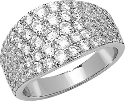 Productafbeelding van Ring voor dames, zilver 925, met zirconiumoxide, maat 51 (16.2); TRS22436RSL