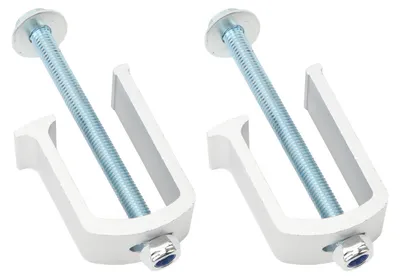 Image de Fixation robuste et résistante à la rouille pour coffre d'outils de camion, en aluminium argenté