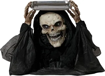 Image de Décoration Halloween Squelette 35 x 20 x 45 cm Blanc
