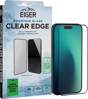 Produktbild von Eiger Schutzglas 3D für Apple iPhone 17 / 17 Pro / 16 Pro