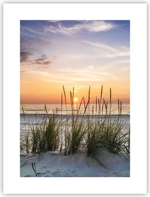Produktbild von Poster - Poster ohne Rahmen - Westen Sonne Strand - 30x40 cm - Wand Bild - Wanddeko - Wandbilder - Kunstposter - Wandposter - Bilder - Kunstdruck - Wanddekoration - Wandbild - P2XPA30x40-4201