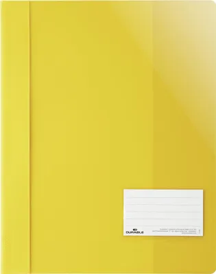 Produktbild von DURABLE Sichthefter A4+ Beschriftungsfenster 90x57 mm,269004 gelb