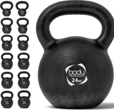 Produktbild von Kettlebell aus Gusseisen 24 kg