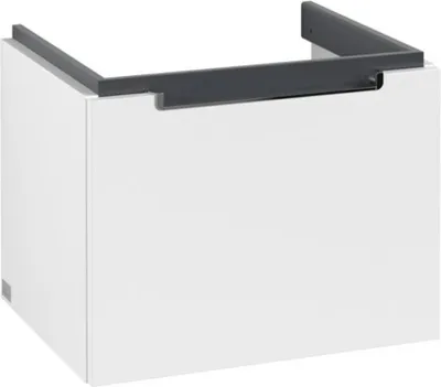Produktbild von V&B Waschtischunterschrank Subway 2.0 53,7x42x42,3cm, Griff chrom, weiß matt