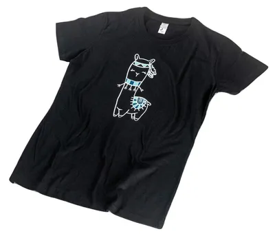 Imagen del producto de Camiseta de mujer - Lunares - Cuello redondo - Algodón - Talla L