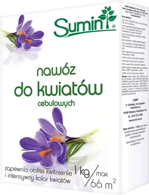 Obrázek produktu pro Hnojivo pro cibulnaté rostliny SUMIN 1kg