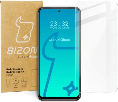 Produktbild von Bizon Glass Clear Panzerglas für Xiaomi Redmi Note 10 / 10s