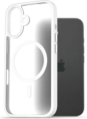 Immagine prodotto di AlzaGuard Custodia opaca compatibile con Magsafe pro iPhone 16 bílý