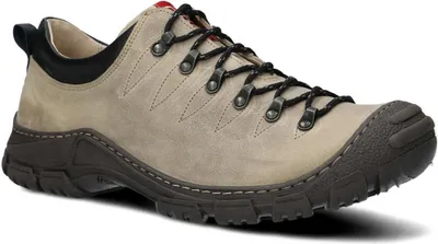 Produktbild von NAGABA Wanderschuhe Herren Trekkingschuhe Männer Echtleder Cremefarben, 41