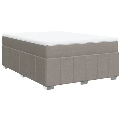 Obrázok produktu pre Posteľný rám boxspring s matracom sivohned 140x200 cm látka
