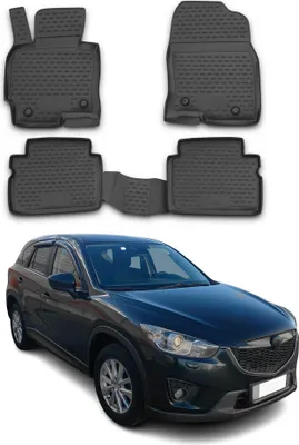 Image de 2012-2017 Mazda CX-5 Tapis de sol TPE noir 4 pièces