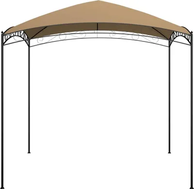 Produktbild von vidaXL Pavillon 3x3x2,65 m Taupe 180 g/m²