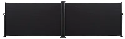 Produktbild von Kim Windschutz doppelt 6x 1,6 m schwarz.